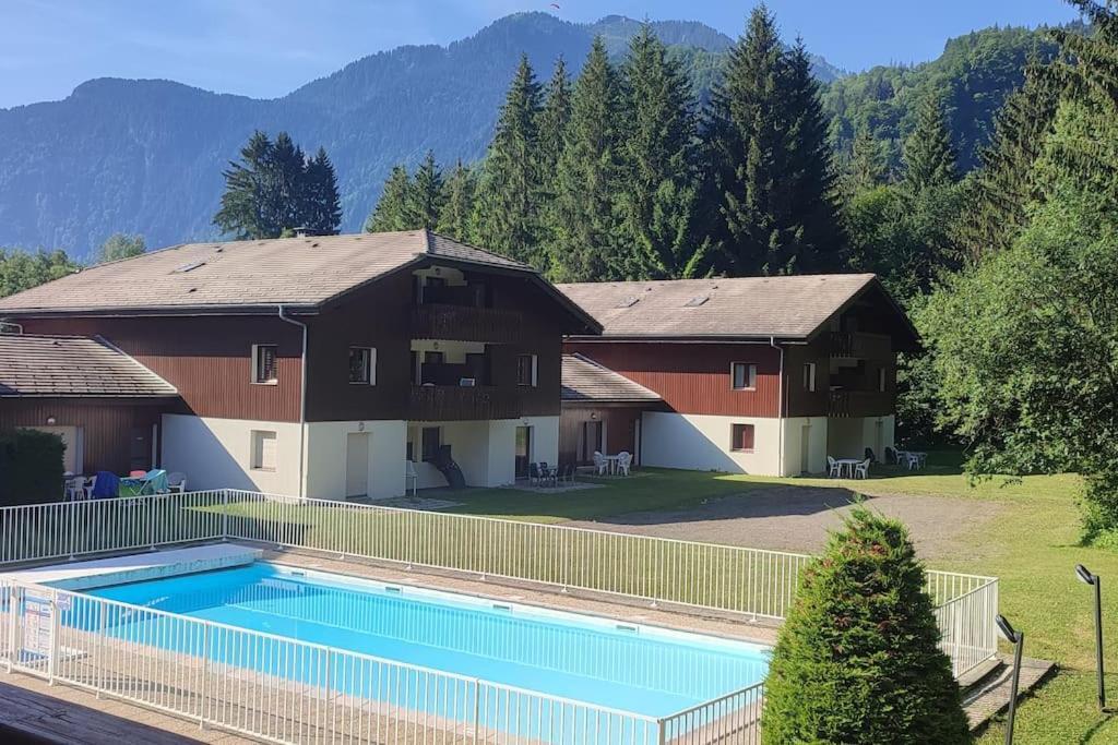 Samoens Residence Grand Tetras 4 Personnes Piscine Samoëns Exterior foto